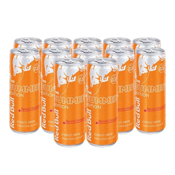 Red Bull Apricot, PMP , 12 x 250ml